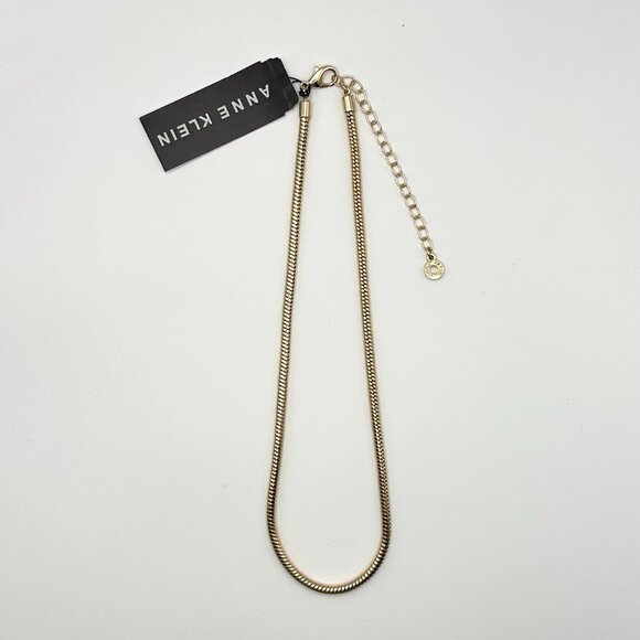 NWT. Anne Klein Gold-Tone Snake Chain. - Picture 1 of 4